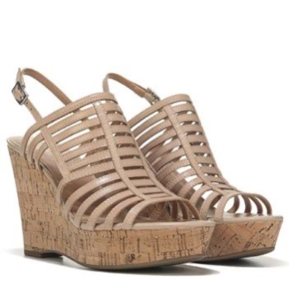 Franco Sarto Sombre Wedge Sandal NWOT